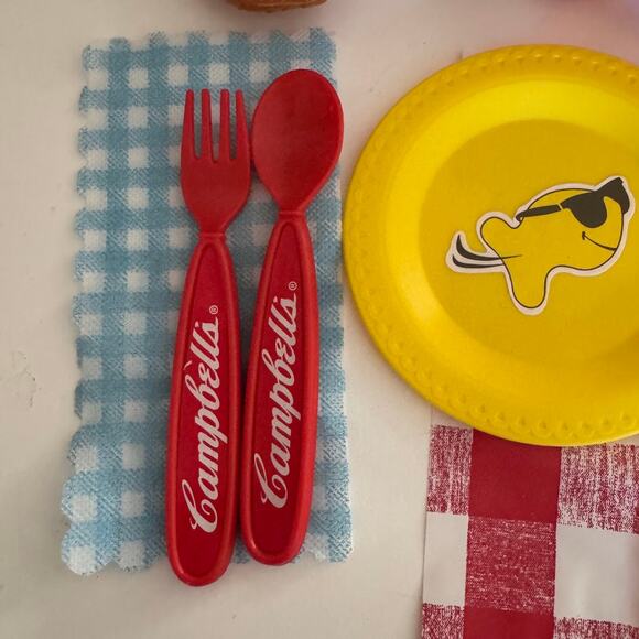 Campbells Play Food Set Backpack Vintage 2003 Toy Pretend Foods - Picture 7 of 10